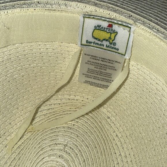 NWT 2026 Masters Ladies Dorfman Milano Pacific Natural Straw 